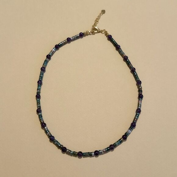 Boho Beaded Necklace #1626 - Picture 1 of 3